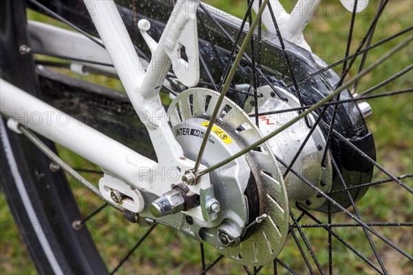 Rear hub motor of pedelec