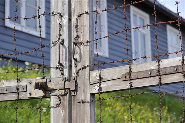 Gate and barracks at Natzweiler-Struthof