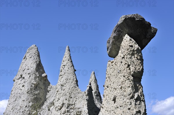 The Pyramids of Euseigne in the canton of Valais