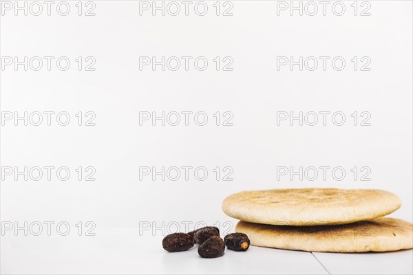 Ramadan concept with bread dates
