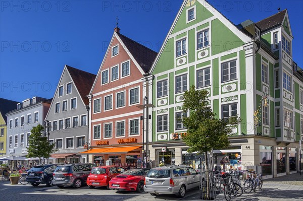 Pointed gable houses in Maximilianstrasse