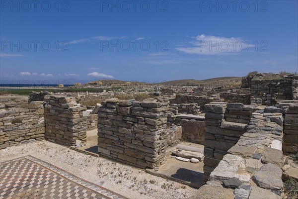 Ruins of the ancient city of Delos