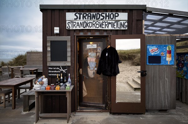 Beach shop and beach chair hire