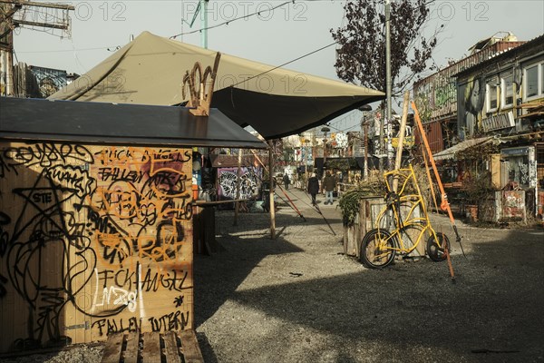 Local cultural project Bahnwaerter Thiel on the old abattoir site in Munich-Sendling