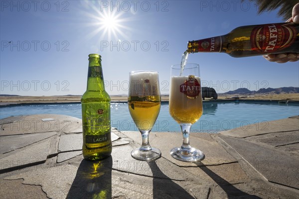 Beer by the pool Rostock Ritz