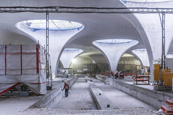 Underground cathedral: modern architecture for the billion-euro Stuttgart21 project. Two years in front of commissioning