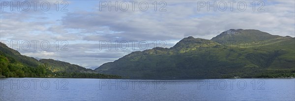 Ben Lomond looking north across Loch Lomond