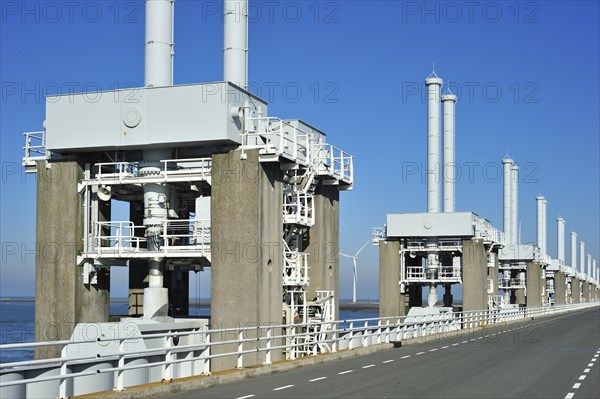 Storm flood barrier