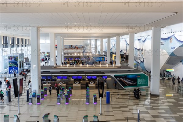 Terminal B of New York LaGuardia Airport