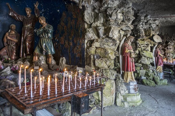 Sculptures in Grotto of St Anthony of Padua