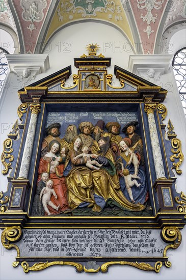 Half-relief with figures of saints