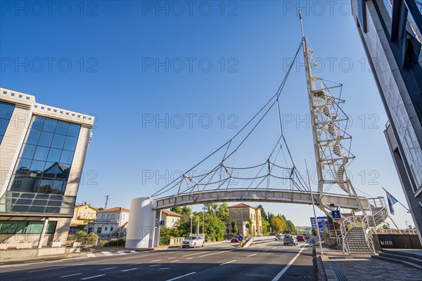 Pedestrian bridge in Dogana