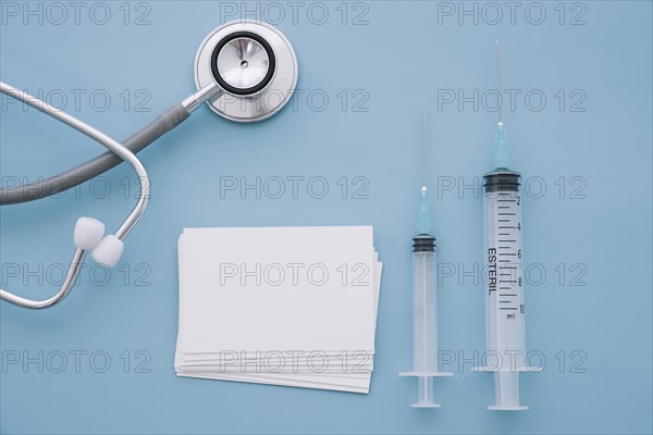 Vaccines stethoscope business cards