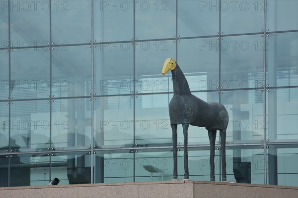 Sculpture at the Musee d Art moderne et contemporain