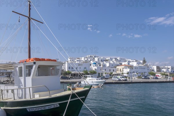 In the port of Noussa