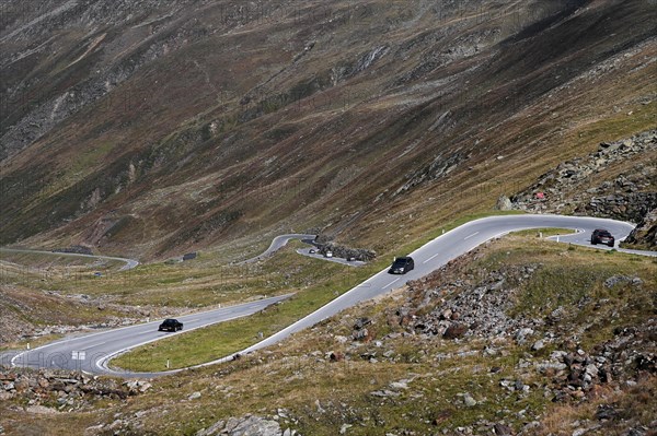 Timmelsjoch High Alpine Road between Austria and Italy