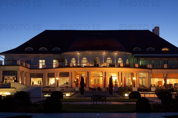 The Travemuende Casino at night