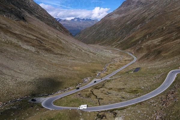 Timmelsjoch High Alpine Road between Austria and Italy