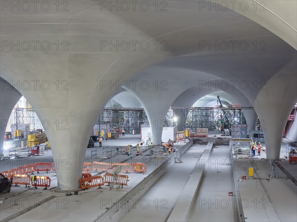 Underground cathedral: modern architecture for the billion-euro Stuttgart21 project. Two years in front of commissioning