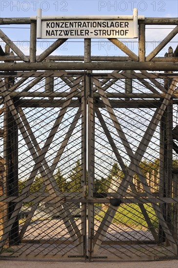 Entrance gate of Natzweiler-Struthof