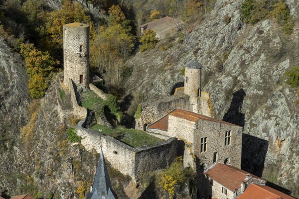Castle of Saint Floret labeled small city of character