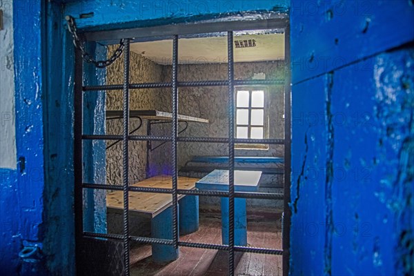 Interior of prisoner's barrack
