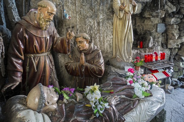 Sculptures in Grotto of St Anthony of Padua