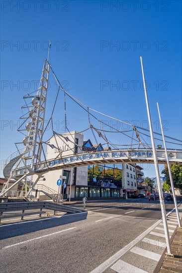 Pedestrian bridge in Dogana