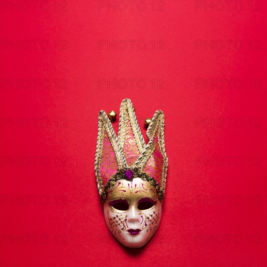 Venetian mask red