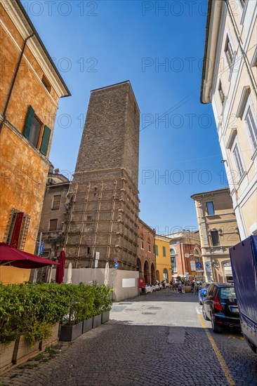 Slate city tower Ravenna