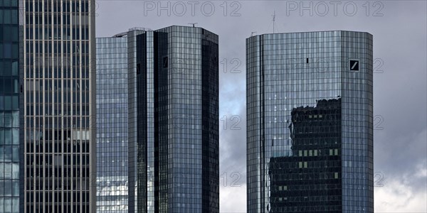Deutsche Bank headquarters in the shade