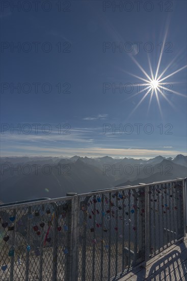 View of the alpine mountain world