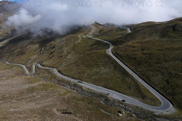 Timmelsjoch High Alpine Road between Austria and Italy