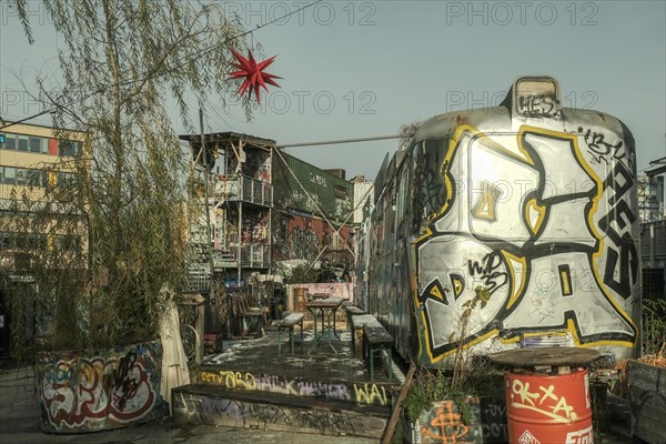 Local cultural project Bahnwaerter Thiel on the old abattoir site in Munich-Sendling