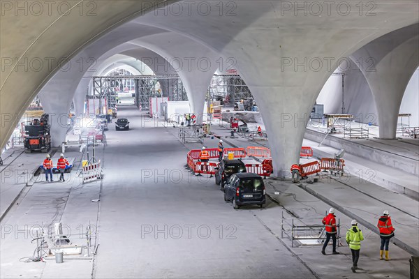 Underground cathedral: modern architecture for the billion-euro Stuttgart21 project. Two years in front of commissioning