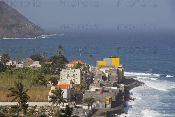 The village Ribeira Grande on the island Santo Antao