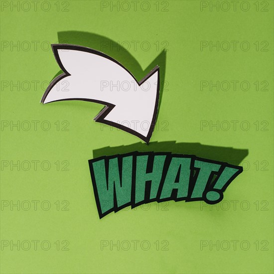 What pop art vector with arrow sign green background