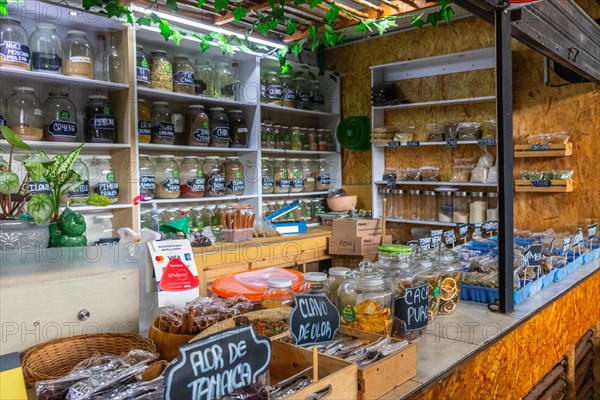 Spices at a market stall