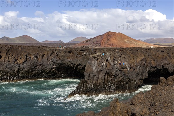 Rocky coast of Los Hervideros