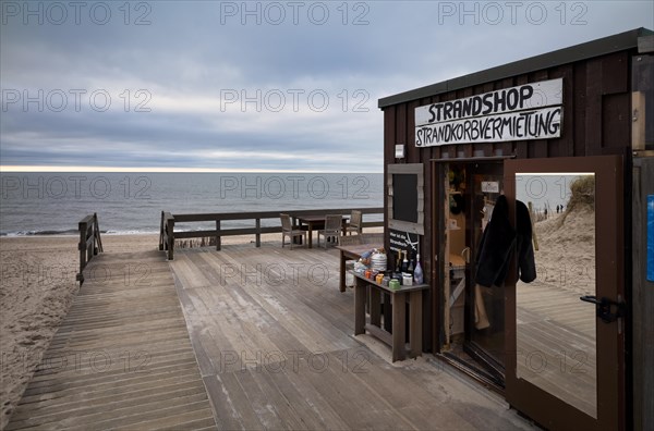 Beach shop and beach chair hire