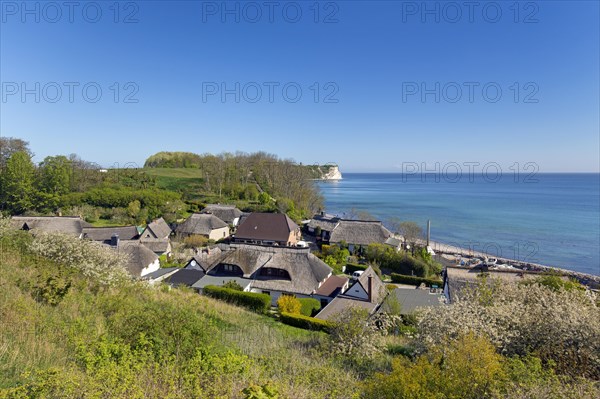 Vitt fishing village on the German Baltic Sea island of Ruegen on the Wittow peninsula near Cape Arkona