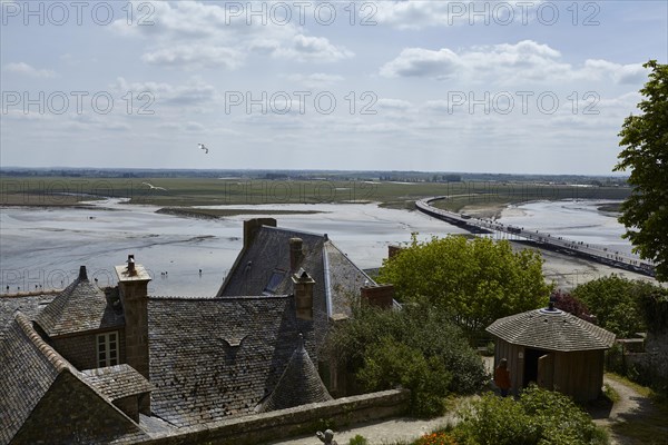 Roofs near Mont-Saint-Michel