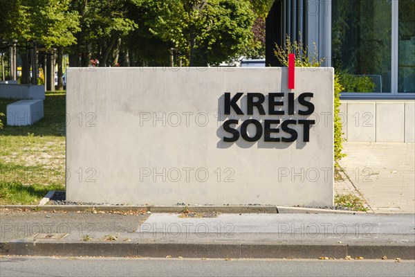 Soest district sign