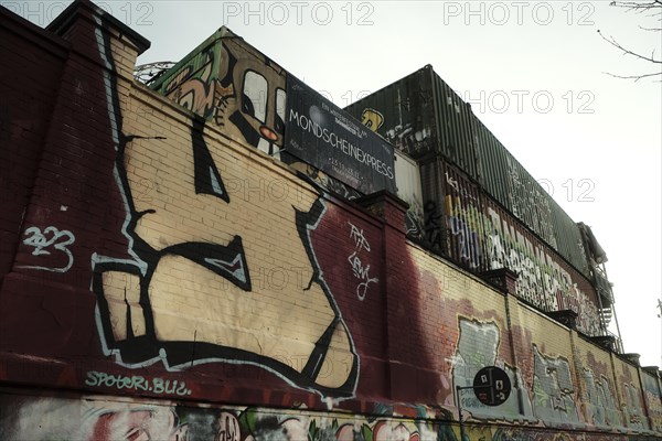 Local cultural project Bahnwaerter Thiel on the old abattoir site in Munich-Sendling