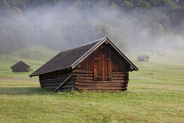 Wooden huts