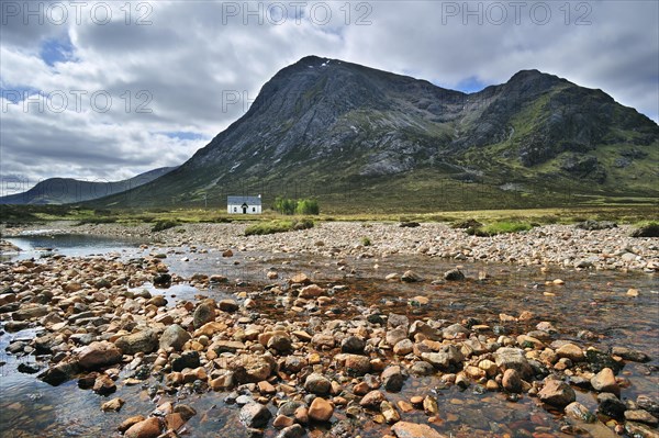 The Lagangarbh Hut of the Scottish Mountaineering Club in Glen Coe