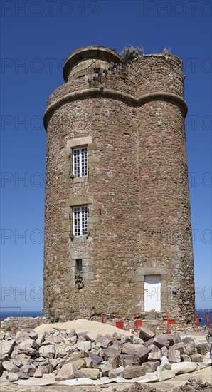 Old lighthouse Phare du Cap Frehel near Plevenon