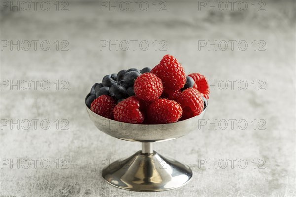 High angle delicious fruits bowl
