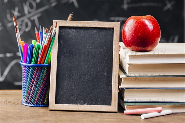 Wooden frame teacher desk