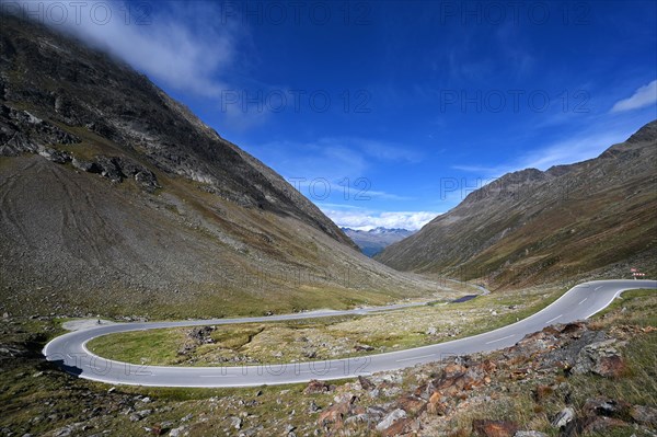 Timmelsjoch High Alpine Road between Austria and Italy